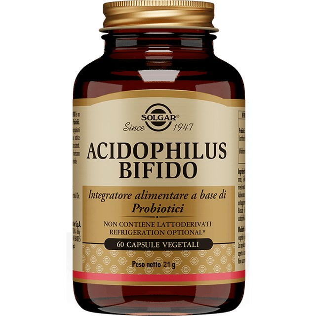 Acidophilus Bifido Solgar Fermenti lattici probiotici – 60 capsule