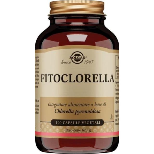 Fitoclorella Solgar Chlorella – 100 capsule