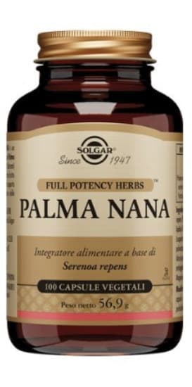Palma Nana – 100 capsule vegetariane Solgar
