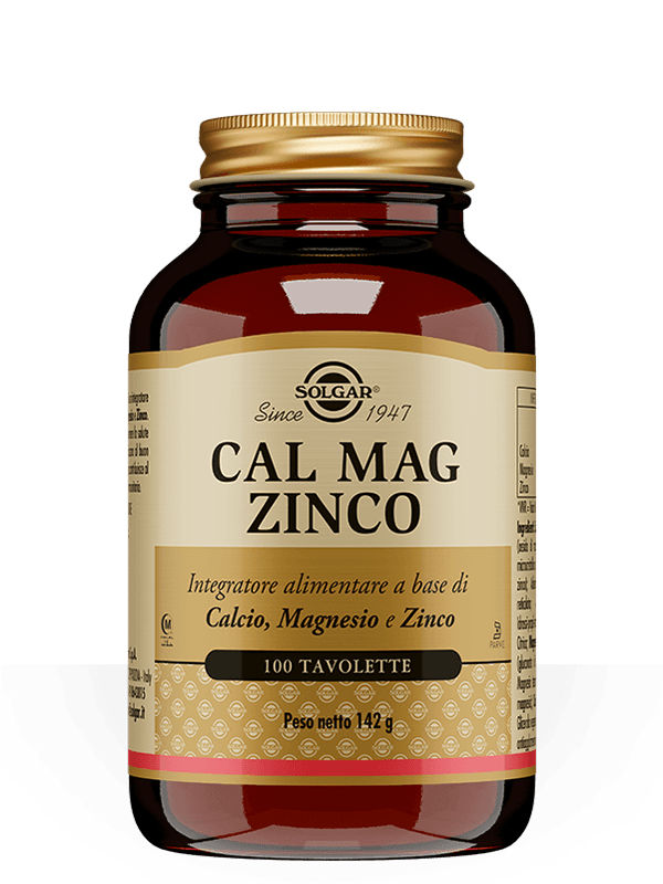 Solgar Cal Mag Zinc – 100 compresse