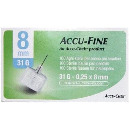 Accufine Pen-Aghi G31 8 mm – 100 pezzi