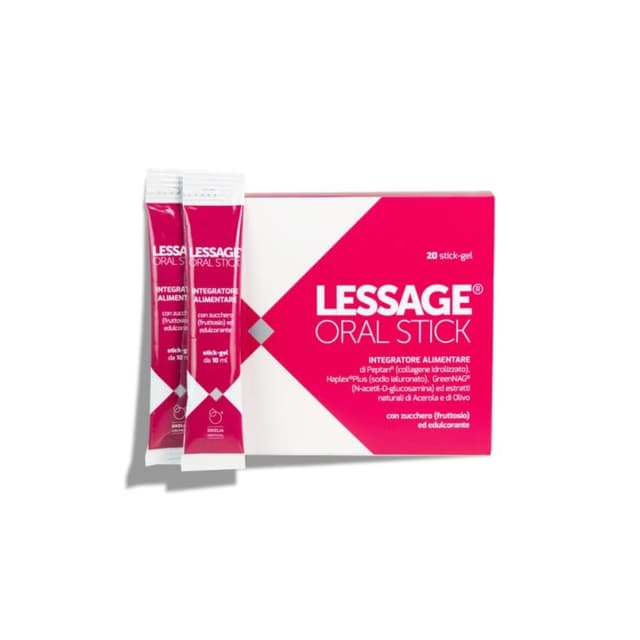 Lessage Oral Stick Collagene + Vitamina C – 20 bastoncini