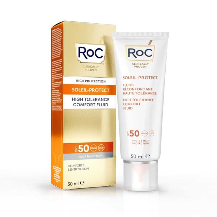 RoC Fluide Solaire – Gesichtssonnenschutz SPF 50, 50 ml