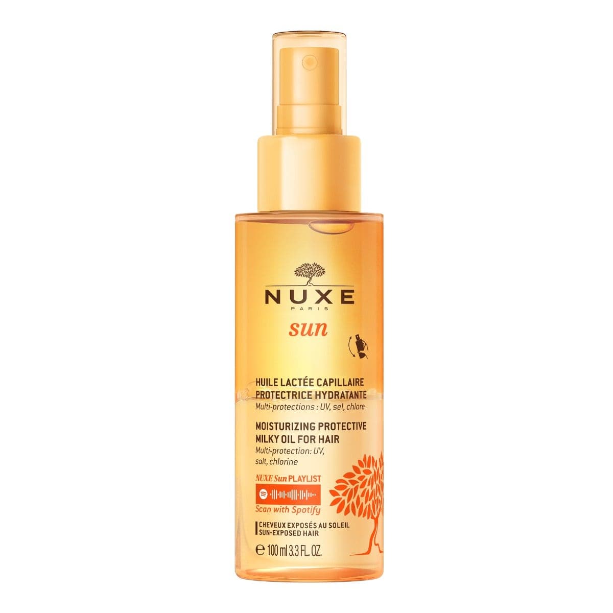 NUXE Sun Huile Lactée Cheveux – 100 ml