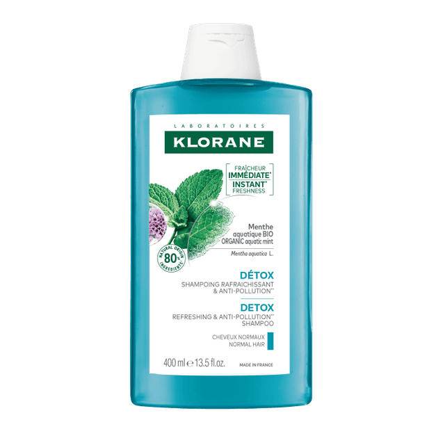 Klorane Shampoo Menta Aqua – 400 ml