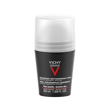 Vichy Homme Deodorant Roller für empfindliche Haut – 50 ml