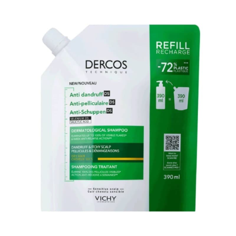 Dercos Technique Shampoo Anti-Schuppen trockene Haare – 200 ml