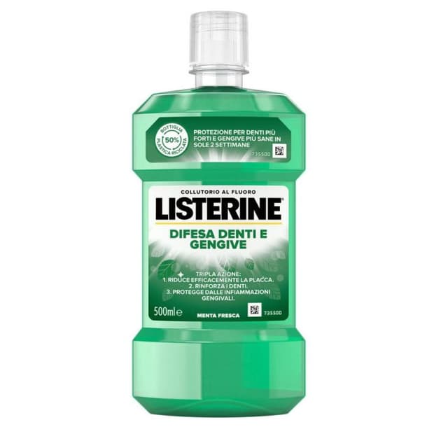 Listerine Denti & Gengive – 80 ml formato viaggio