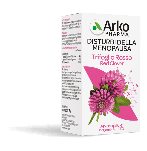 Arkocapsule Rotklee – 45 vegane Kapseln
