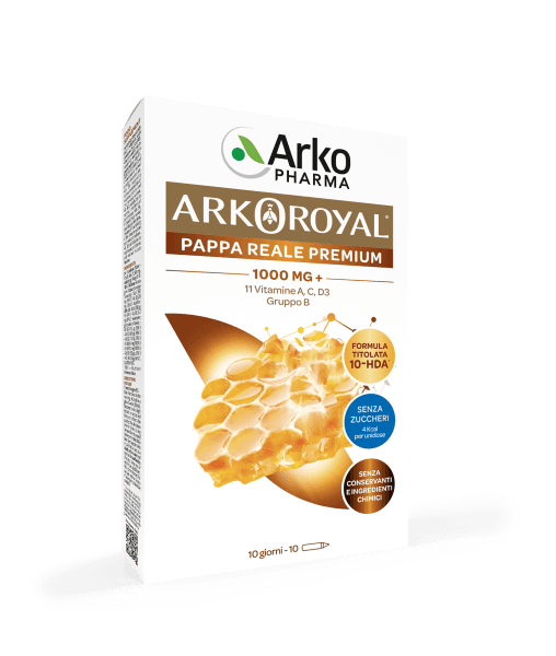 Arkoroyal Pappa Reale 1000 mg + Vitamine – 10 fiale