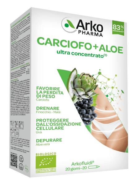 Arkofluidi Carciofo + Aloe – 20 bustine