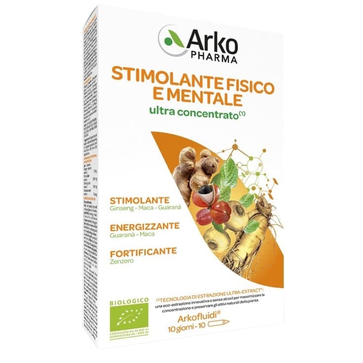 Arkofluidi Stimolante Fisic – 10 Beutel