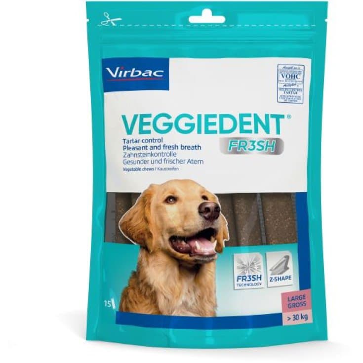 Veggiedent Fr3sh – 15 Sticks für Hunde (L)