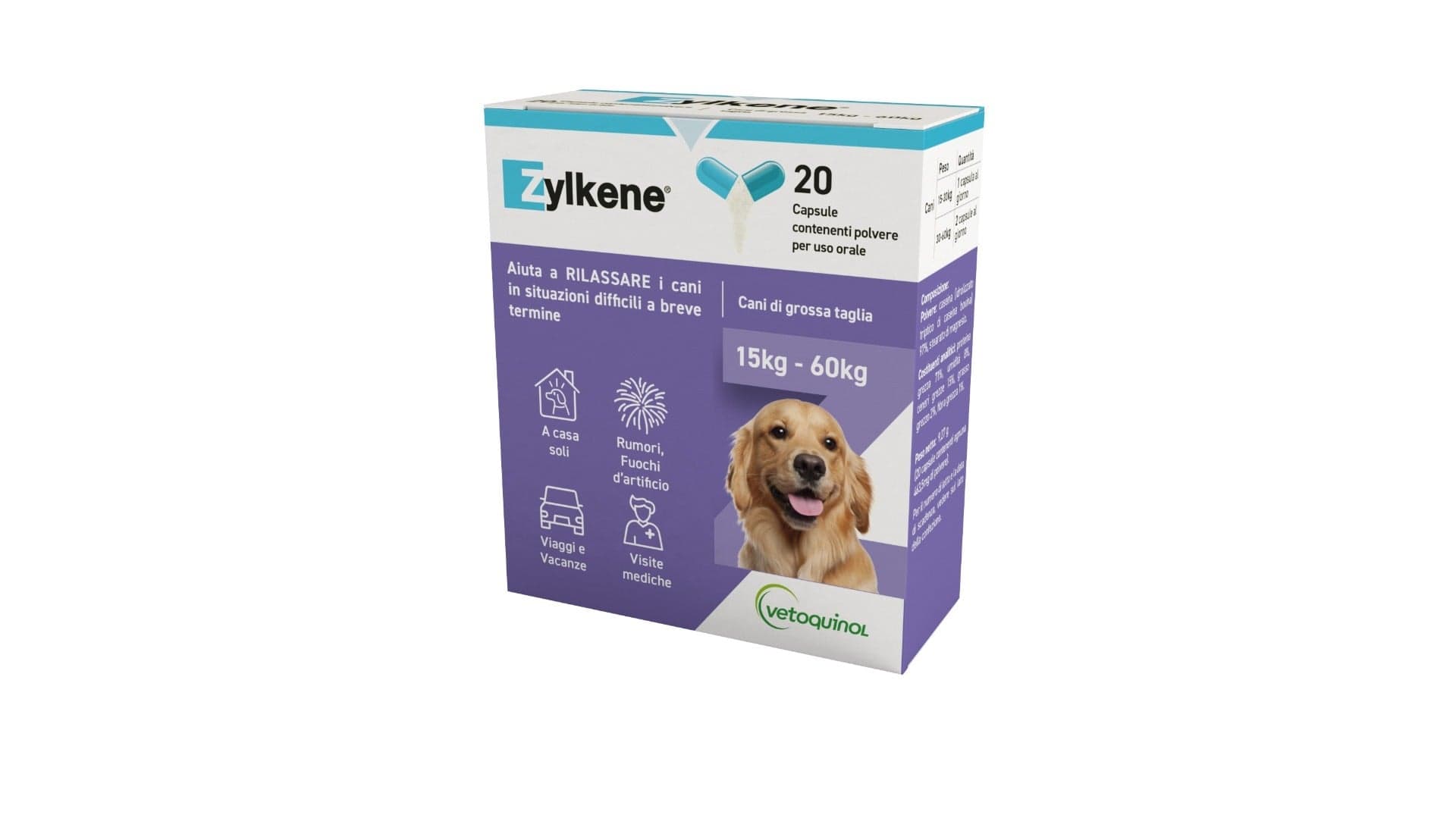 Zylkene 450mg – 20 capsule per animali