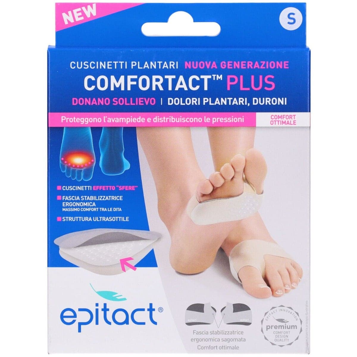 Epitact Comfort Plus Zehenschutz Größe S