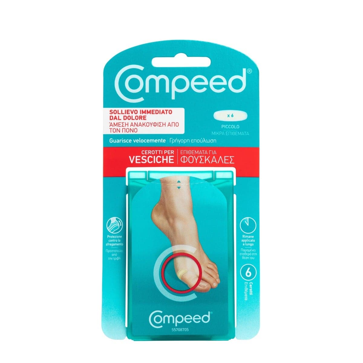 Compeed Blasenpflaster Klein – 6 Stück