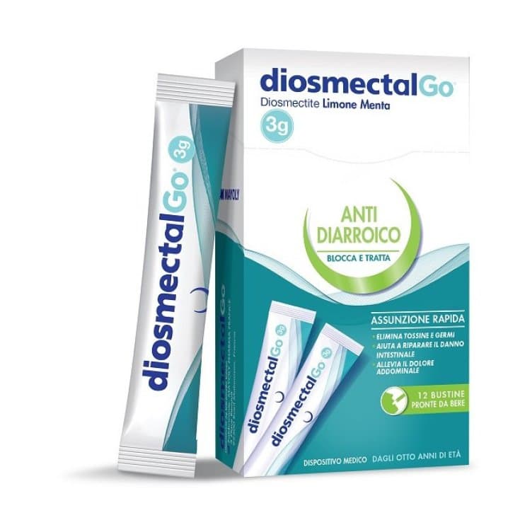 Diosmectalgo Zitrone-Minze – 12 Beutel