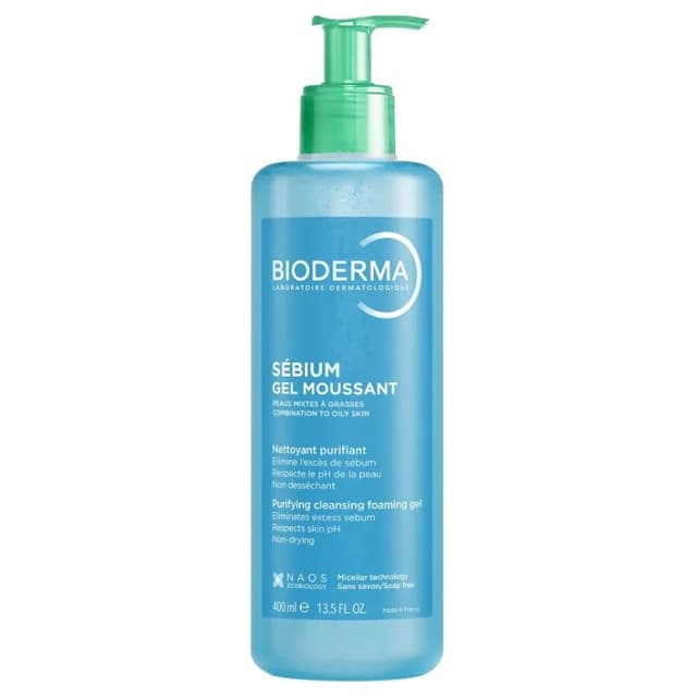 Bioderma Sebium Gel Moussant Deterg – 400 ml Gel Detergente