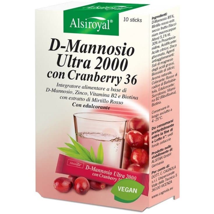 D-Mannosio Ultra 2000 – 10 bustine