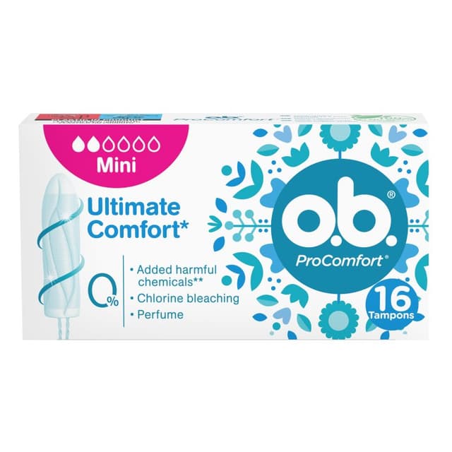 OB Pro Comfort Mini Tamponi – 16 pezzi