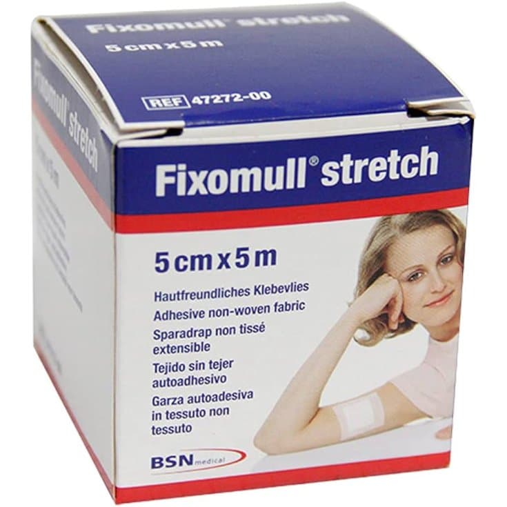 Fixomull Stretch – Cerotto di fissaggio estensibile 5 m × 5 cm