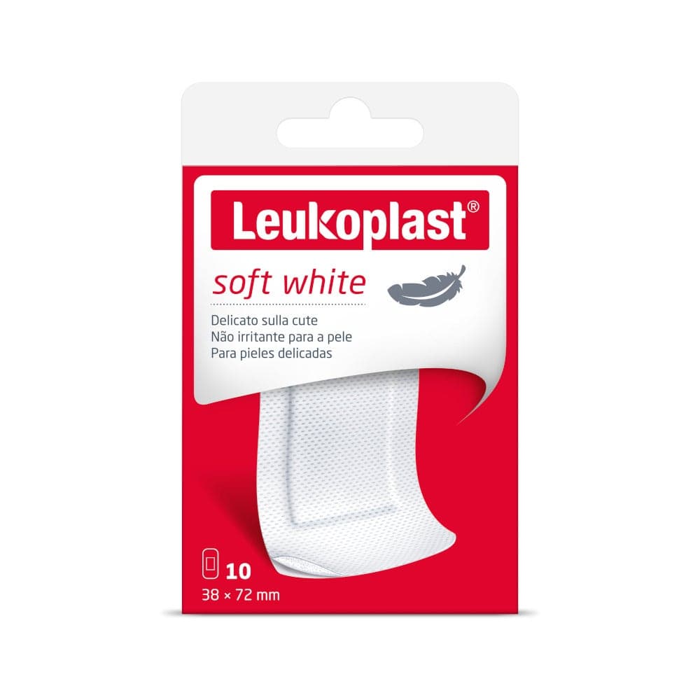 Leukoplast Soft White 72×38 mm – 10 cerotti