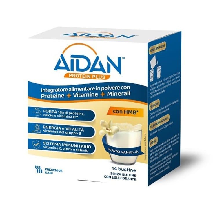AIDAN PROTEIN PLUS Vaniglia – 14 bustine