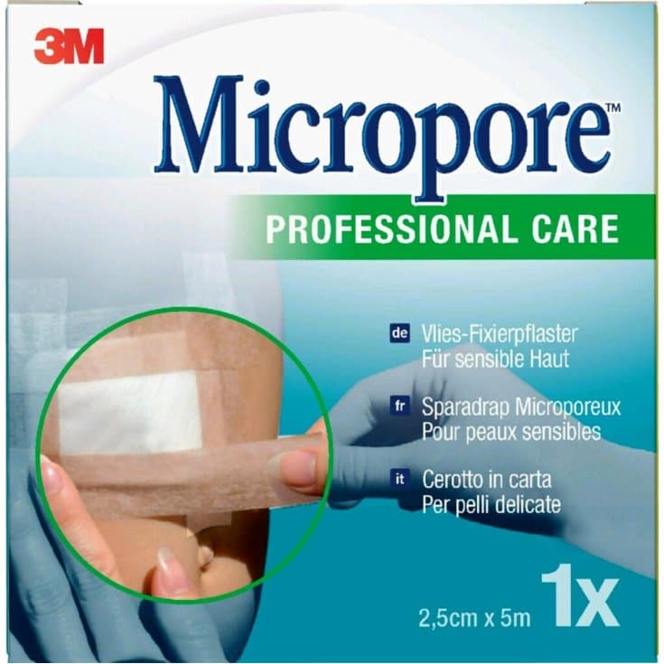 Micropore Surg T TA – Steriles Fixierband 5 mm x 25 mm