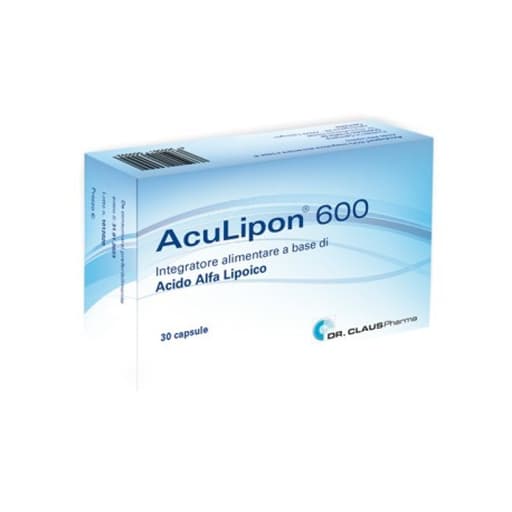 Aculipon 600 Acido alfa lipoico – 30 capsule