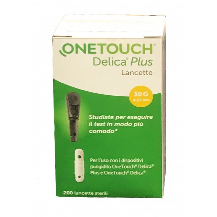 OneTouch Delica Plus Lanzette – 200 pezzi