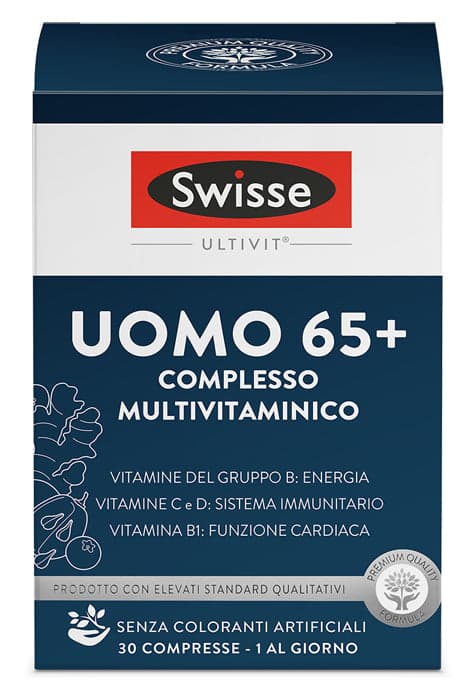 Swisse Uomo 65+ Multivitaminico – 30 compresse