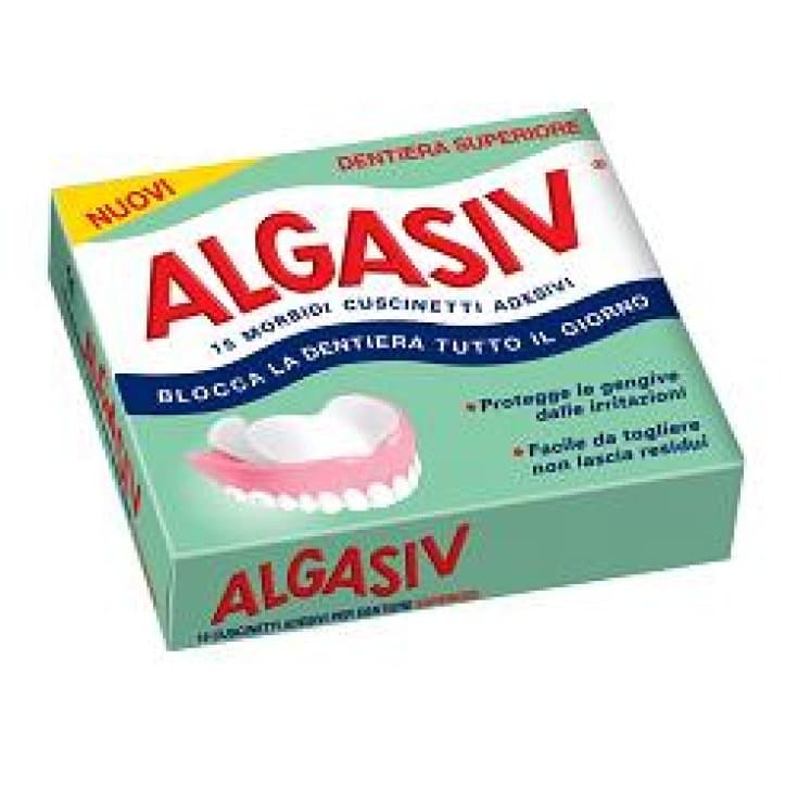 Algasiv Ades – Crema adesiva per protesi superiori, 15 g