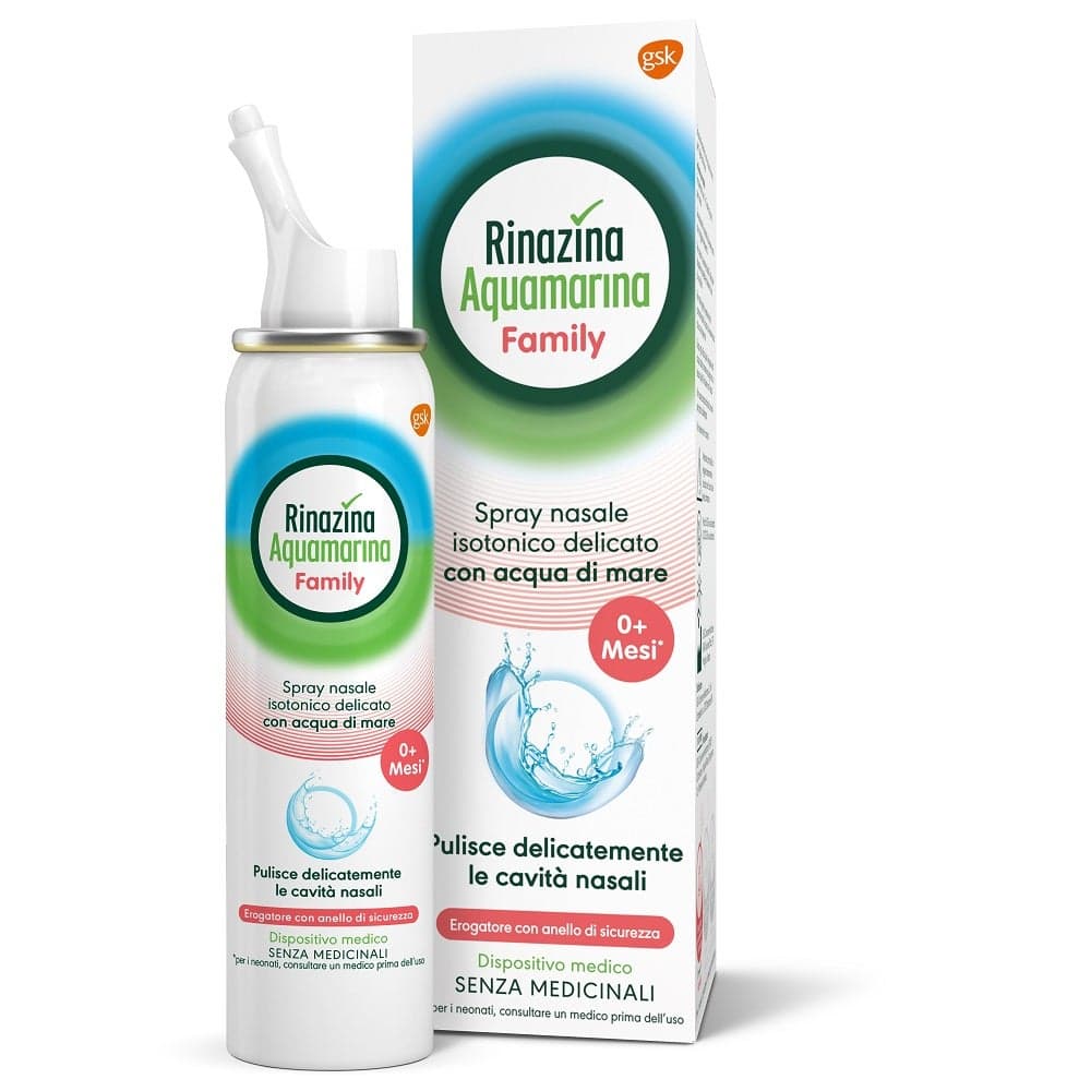 Rinazina Aquamarina Family Spray – Confezione da 3