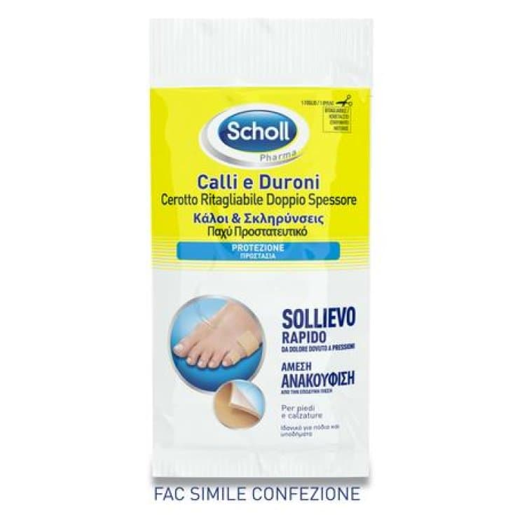 Scholl Cerotto Calli Ritagliabile