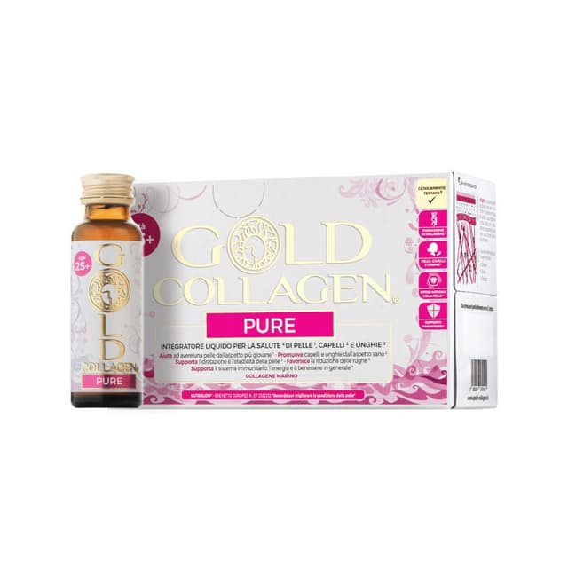 Gold Collagen Pure – 10 fiale da 50 ml