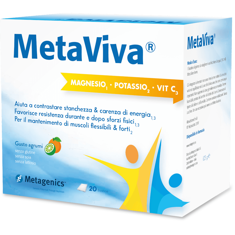 Metaviva Mg/K/Vit C – 20 bustine