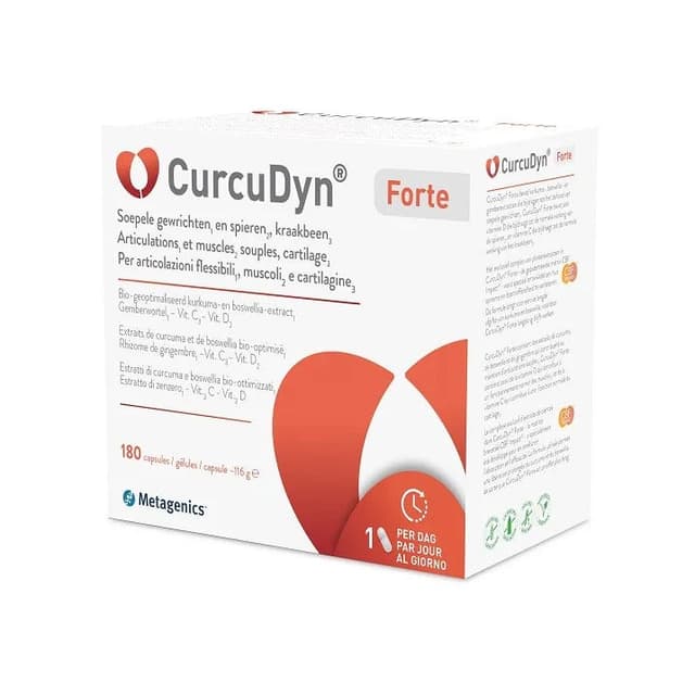 Curcudyn Forte Curcuma + Vitamina C – 180 capsule