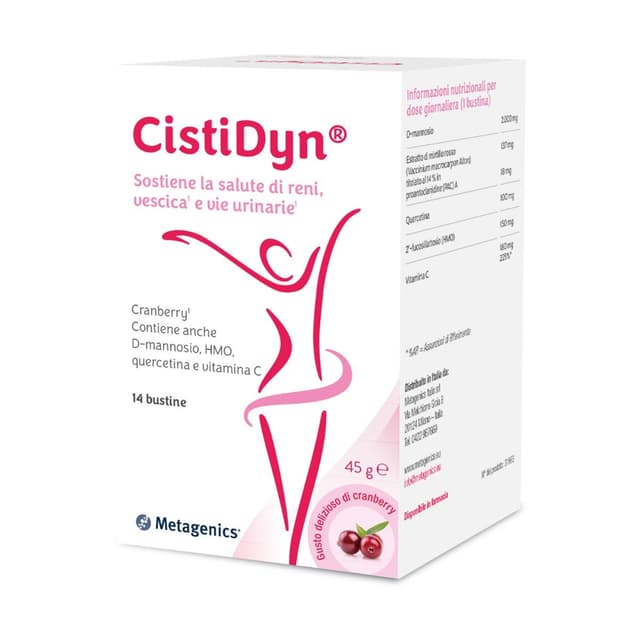 Cistidyn ITA D-mannosio + Mirtillo rosso – 14 bustine