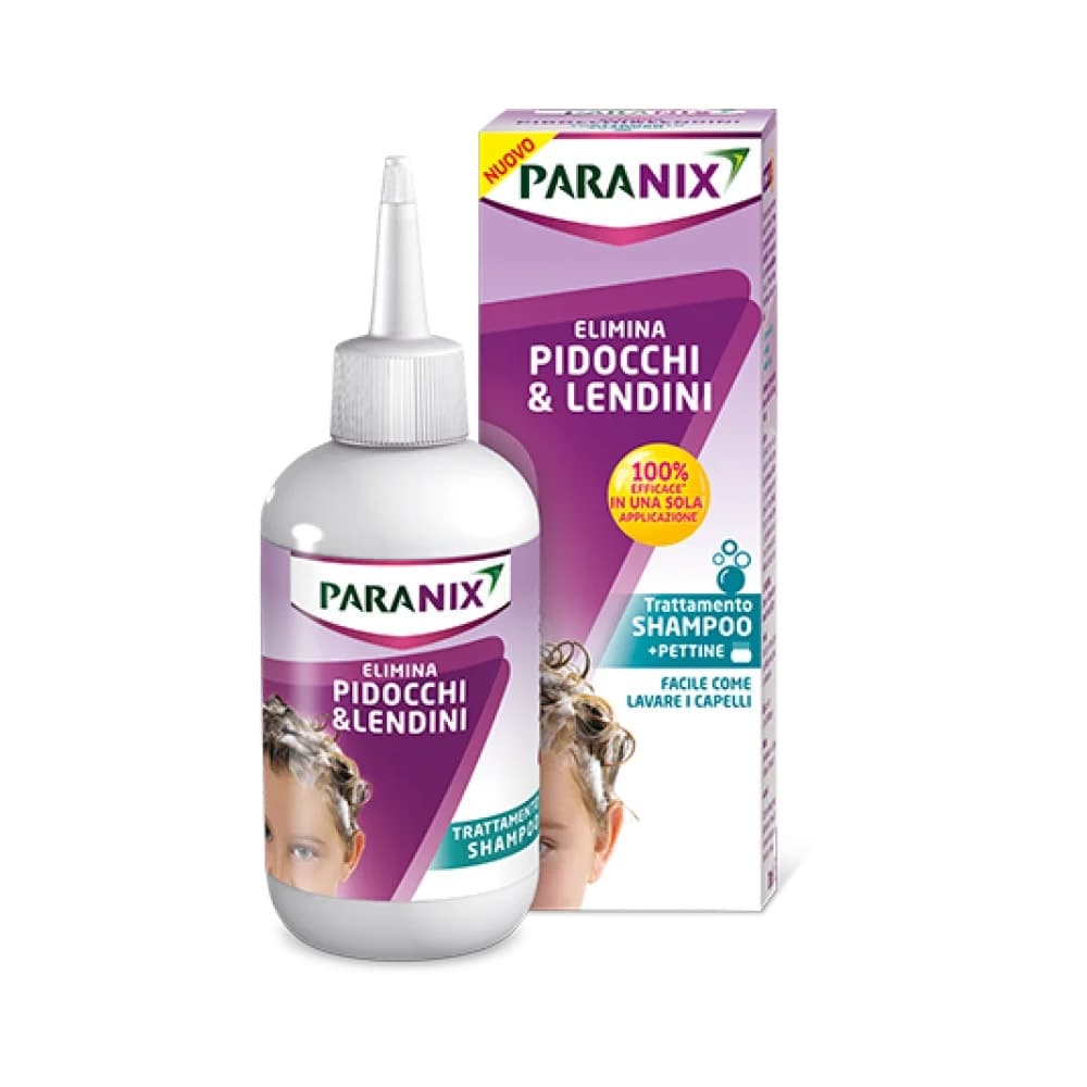 Paranix Shampoo + Pettine – 200 ml Set completo