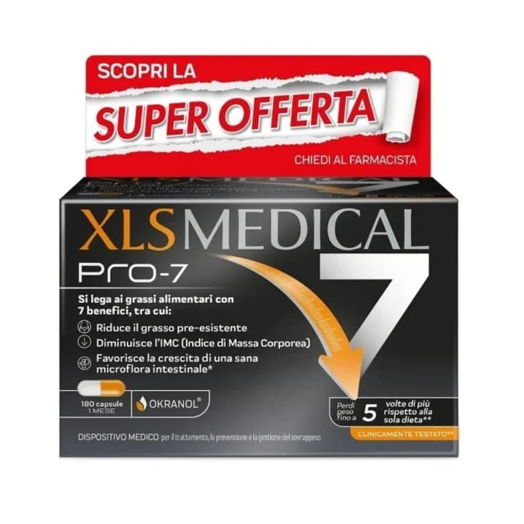 XLS Medical Pro 7 – 180 capsule (Formato da viaggio)