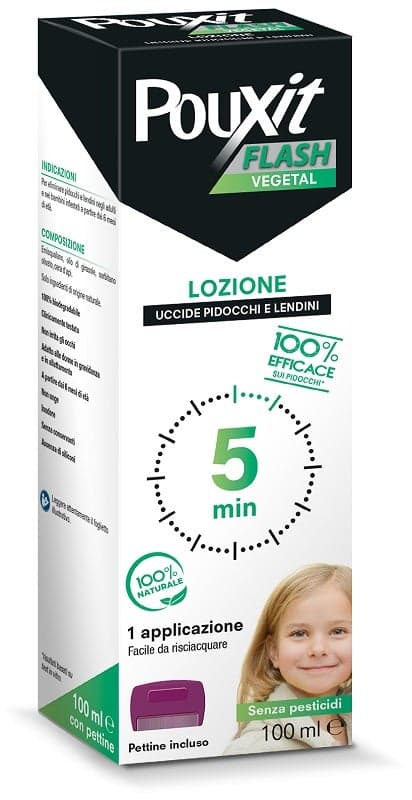 Pouxit Flash Vegetal – Lozione