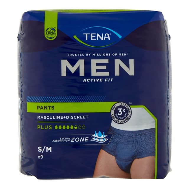 Tena Men Pants Active Fit M – 9 pantaloni