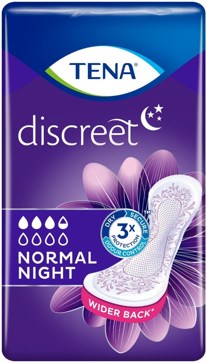 TENA Discreet Normal Night – Assorbenti notte 10 pezzi