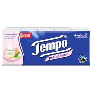 Tempo Fazz Sensitive – 10 Rollen à 9 Blatt