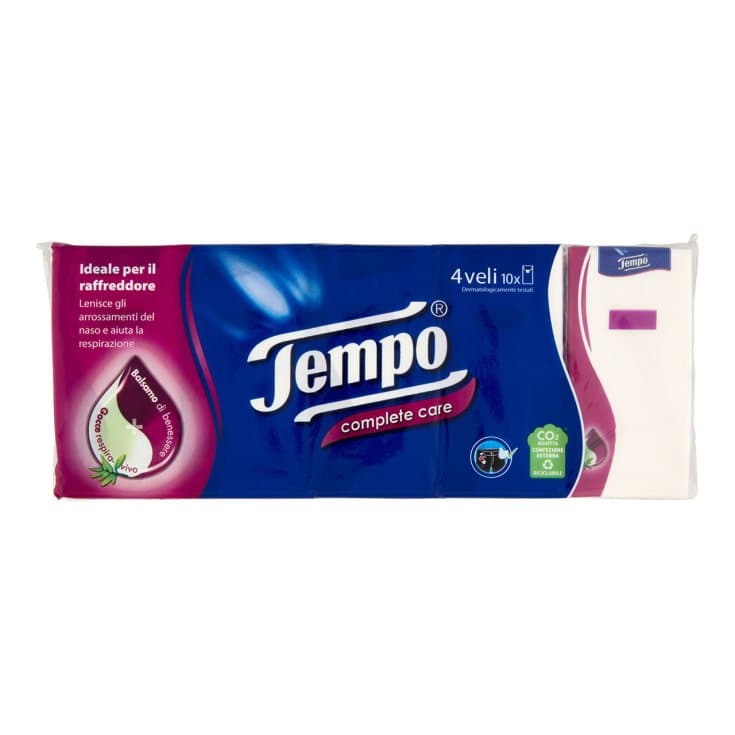 Tempo Complete Care – 10 Rollen à 9 Blatt