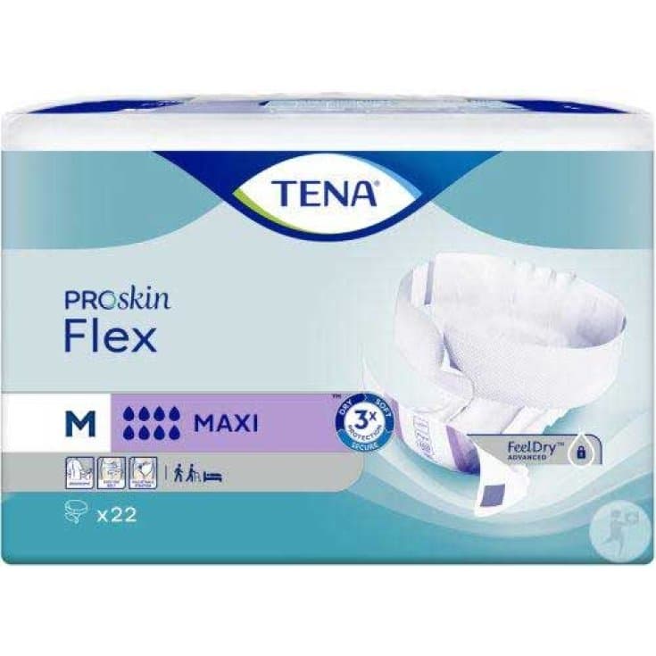 TENA Flex Maxi – Inkontinenzprodukte Größe M, 22er