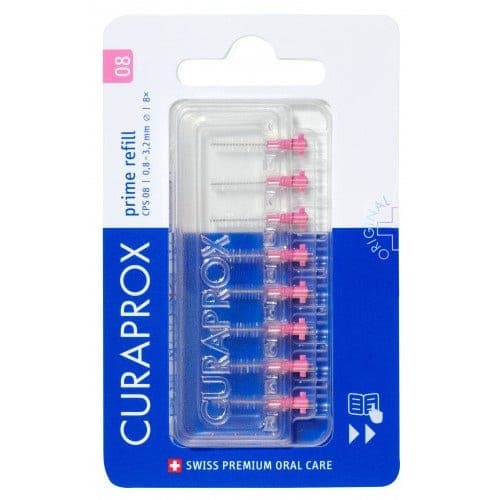 CURAPROX CPS 08 PRIME – Testina di ricambio rosa