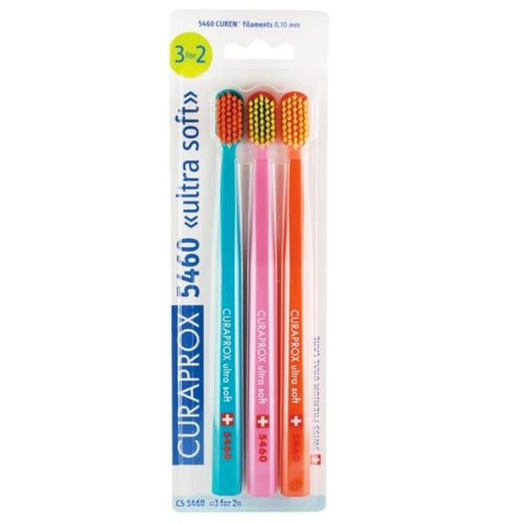 Curaprox CS 5460 Ultra Soft – Confezione 3 pezzi