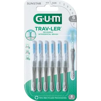 GUM TRAVLER 1618 – Scovolini 2,0 mm, 6 pezzi