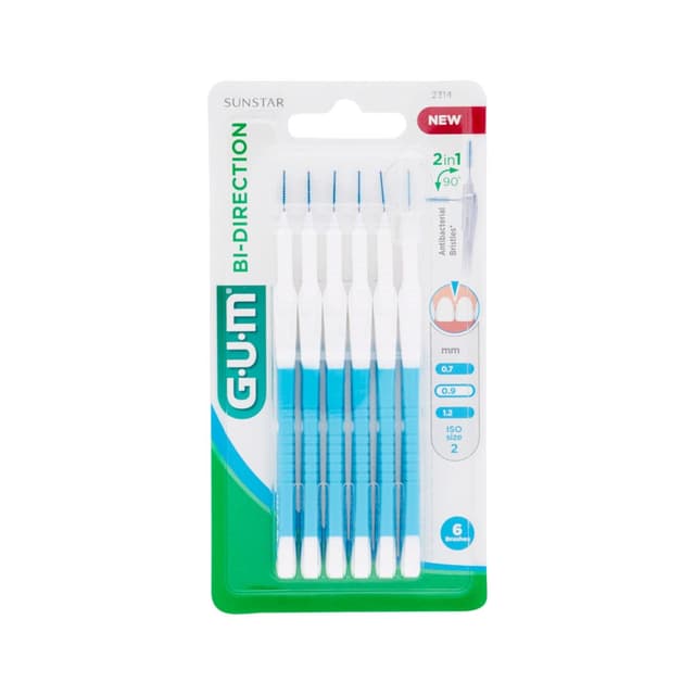 GUM BI-DIRECTIONAL Spazzolino Microfine
